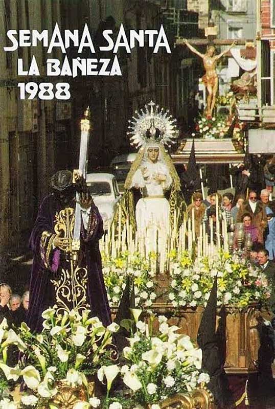 Semana Santa en La Bañeza 1988 La Bañeza